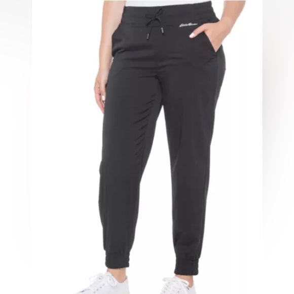 Eddie Bauer Track Stripe woven joggers. MSRP $70 - Picture 4 of 15